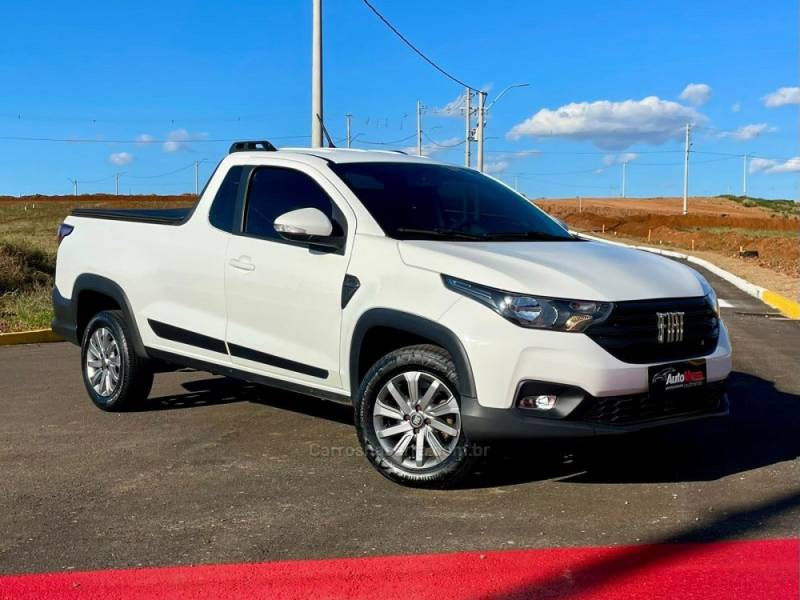 FIAT - STRADA - 2020/2021 - Branca - R$ 76.990,00